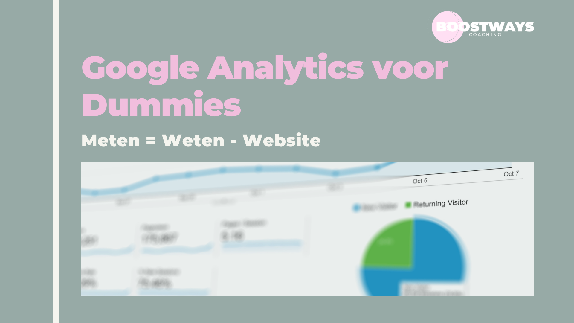 Google Analytics uitgelegd voor Dummies