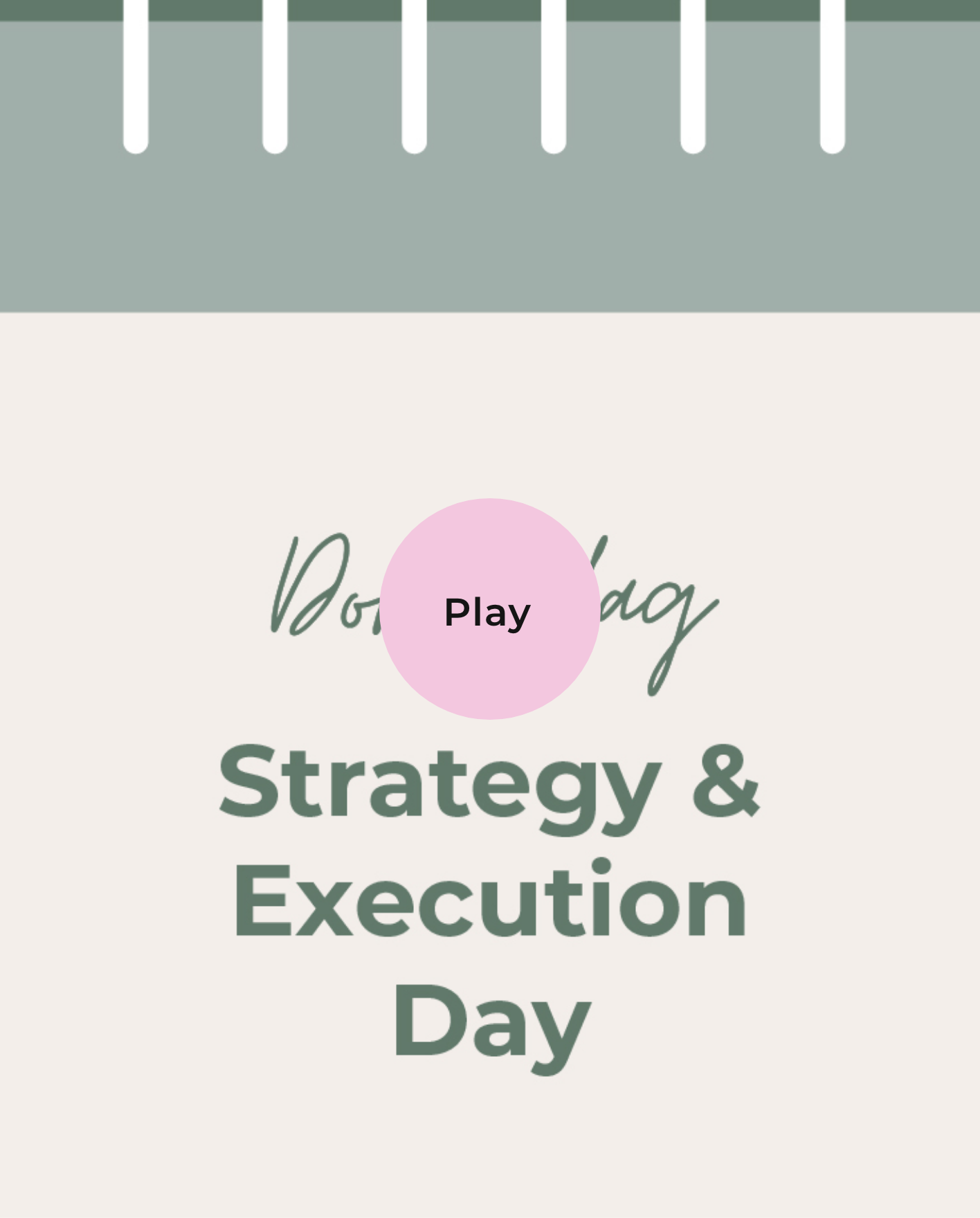 Donderdag Strategy & execution day