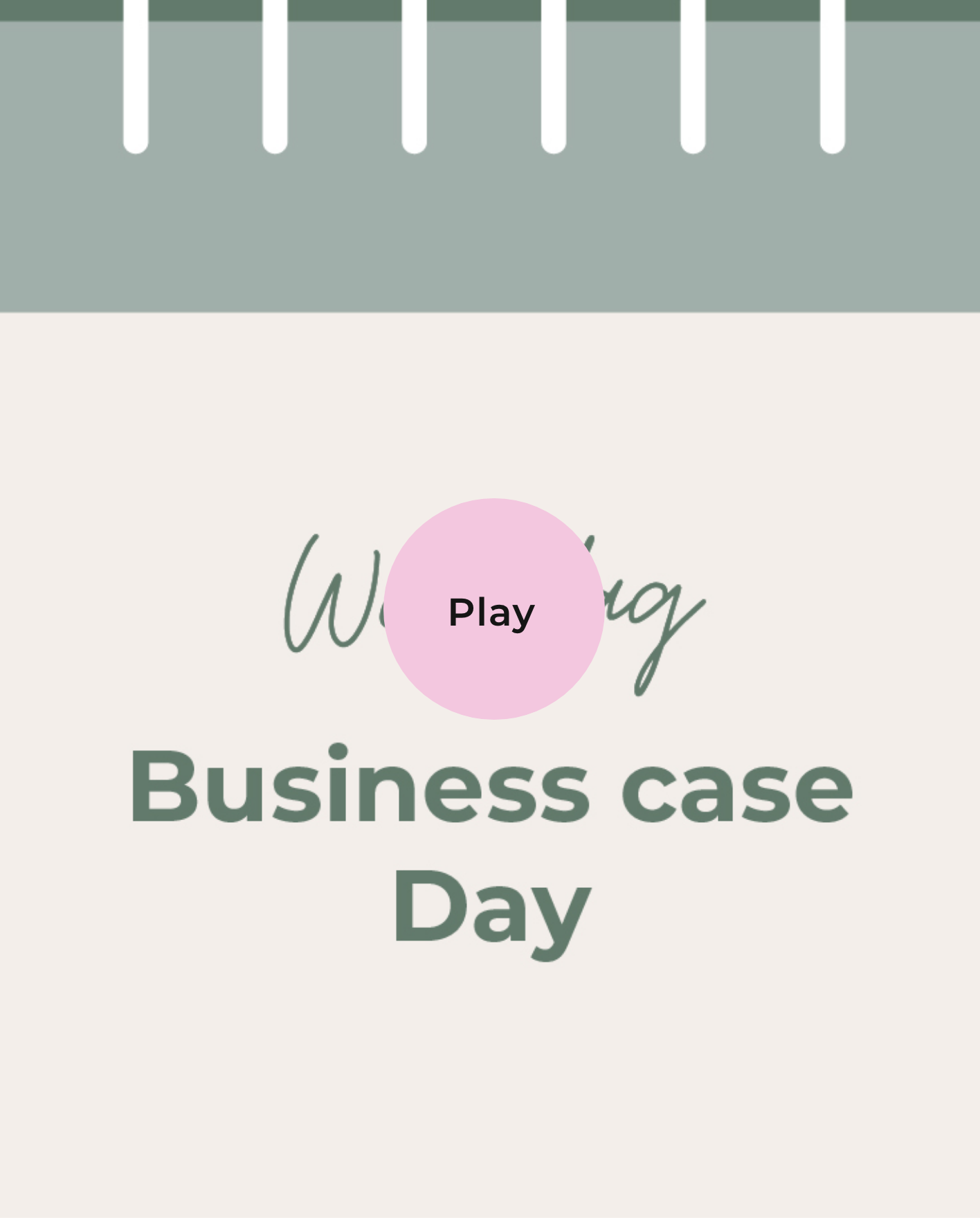 Woensdag business case day