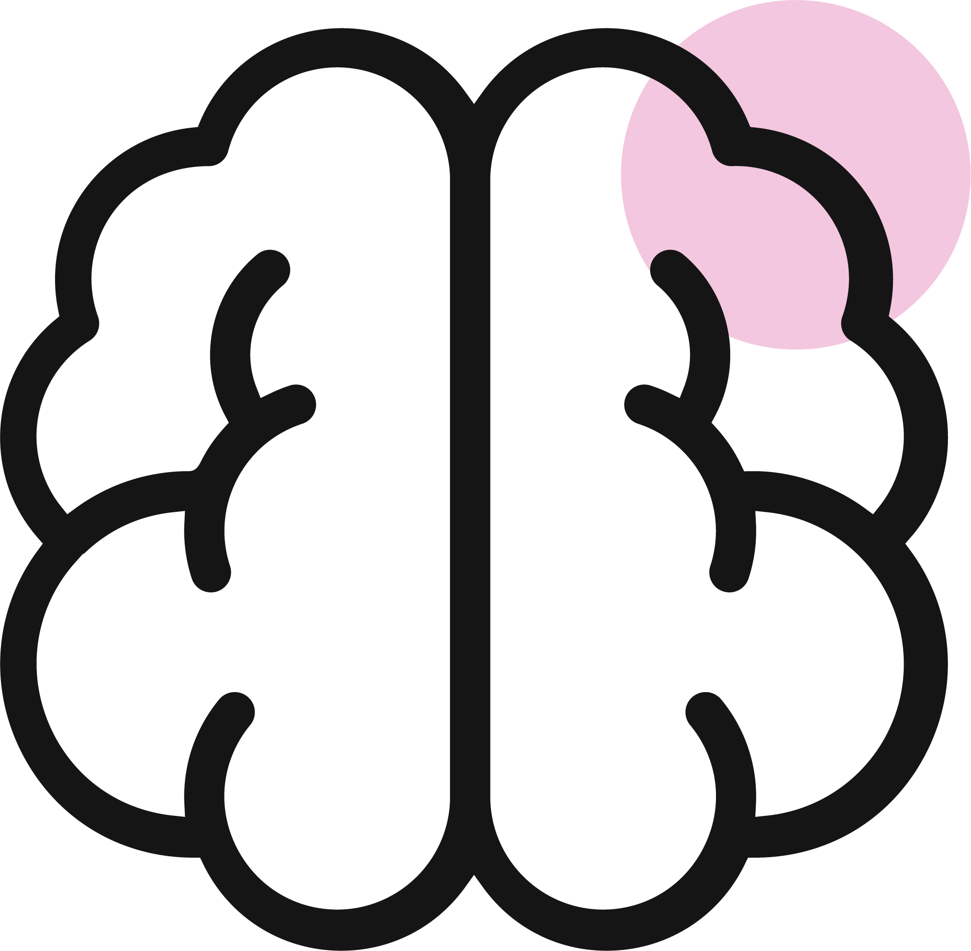 Icon brain RGB